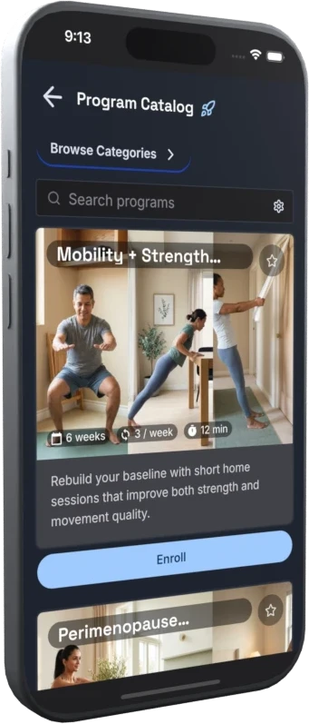Move Journey program catalog